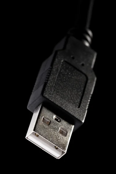 USB kablosu yakın çekim — Stok fotoğraf