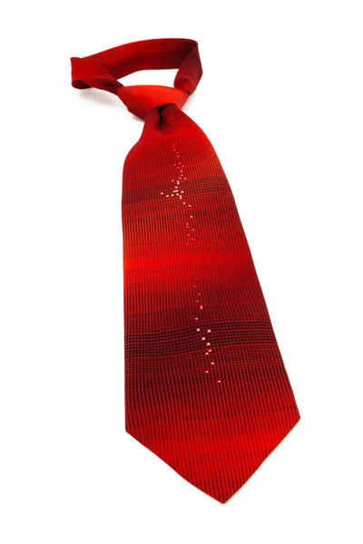 猩红色领带 — 图库照片