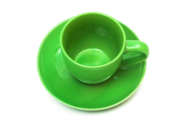 Taza de café y platillo —  Fotos de Stock