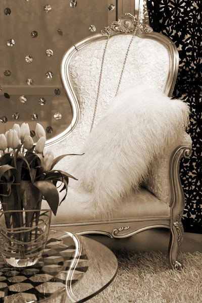 Sofá na moda — Fotografia de Stock