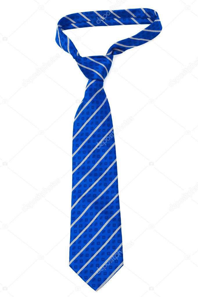 Striped necktie