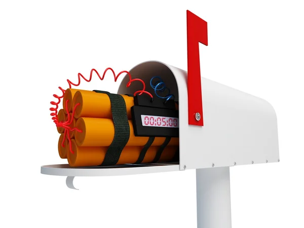 E-mailová bomba — Stock fotografie