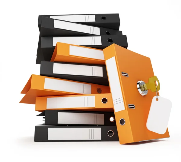 Security documents and folders — Stock Photo, Image