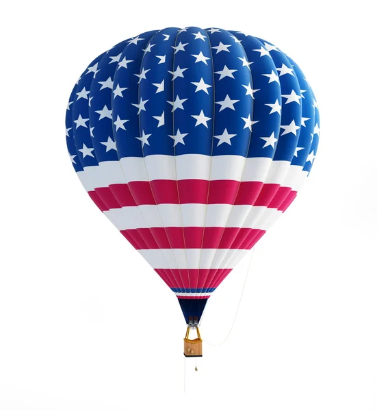 Horkovzdušný balón usa — Stock fotografie