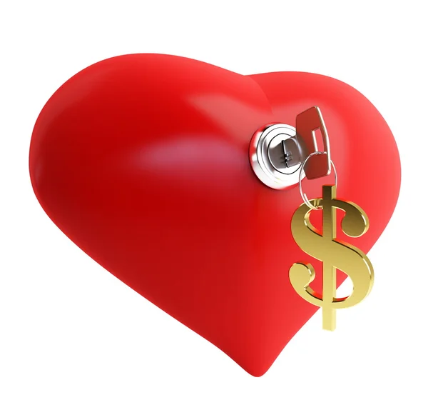 Liefde voor geld — Stockfoto
