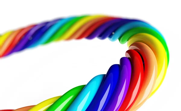 Rainbow spiral — Stock Photo, Image