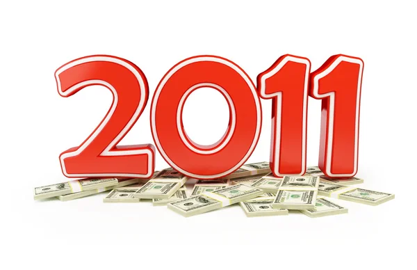 stock image Price new year 2011 and Christmas gifts