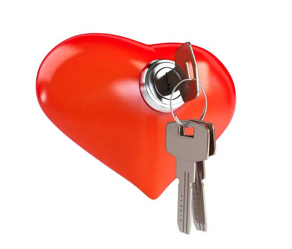 Keys to the Heart — Stock Photo, Image