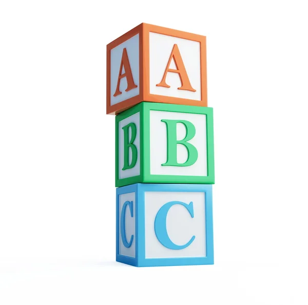Alphabet-Blöcke — Stockfoto