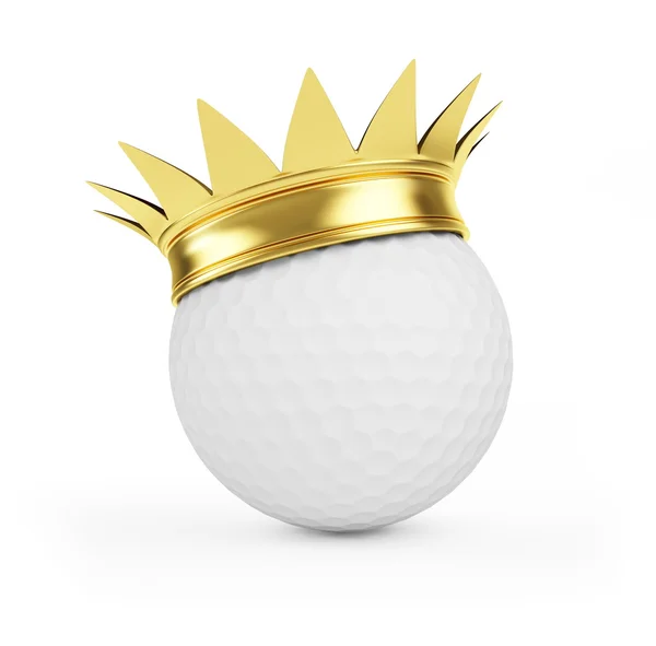 Golf gold crown — Zdjęcie stockowe