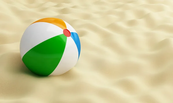 Piłka plażowa — Zdjęcie stockowe