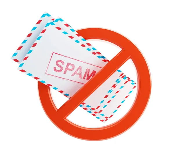Non firmare spam — Foto Stock