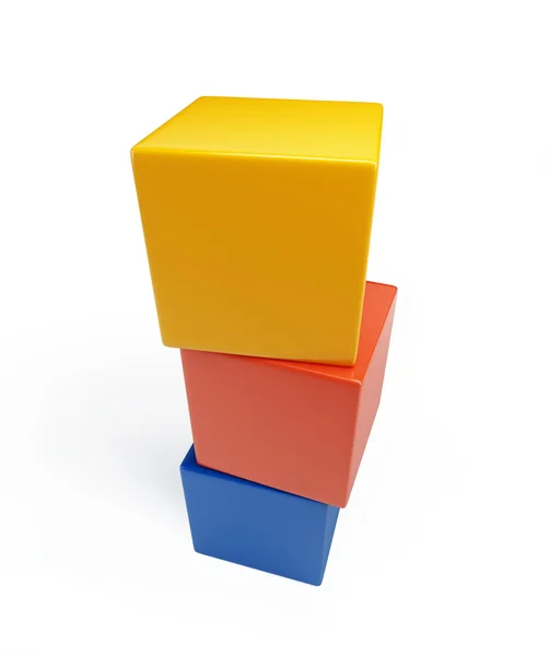 Gekleurde vierkantjes — Stockfoto