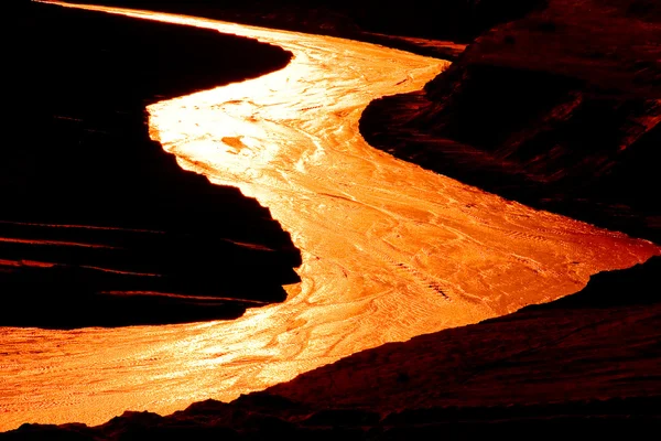 黄金の川 — ストック写真