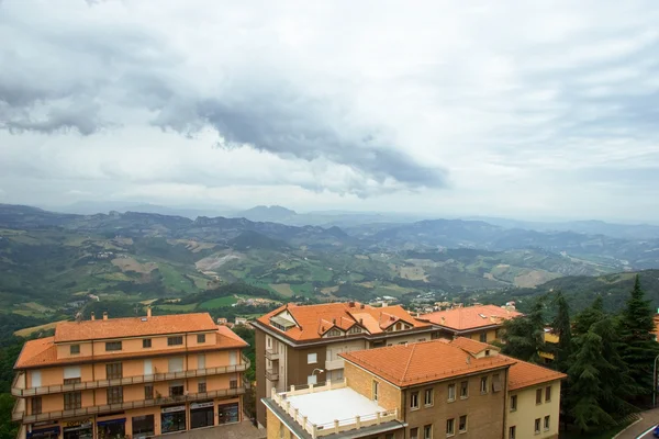 San-Marino - Vista panorâmica — Fotografia de Stock