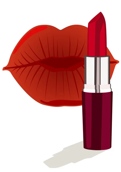 Rouge à lèvres — Image vectorielle