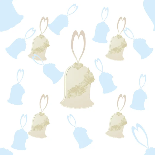 Patrón de campanas de boda — Archivo Imágenes Vectoriales