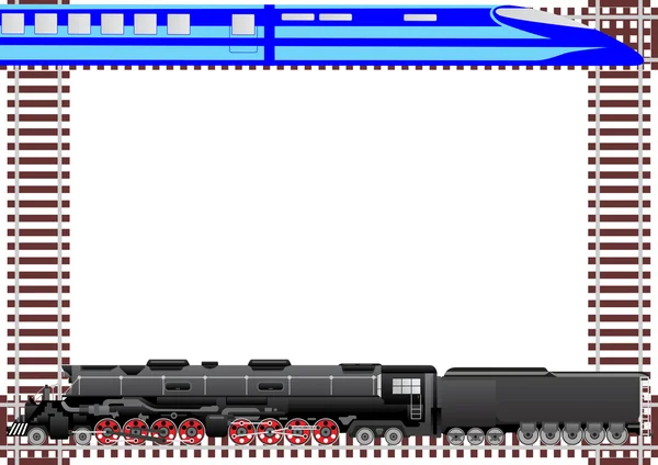 Vervoer spoorwegen — Stockvector