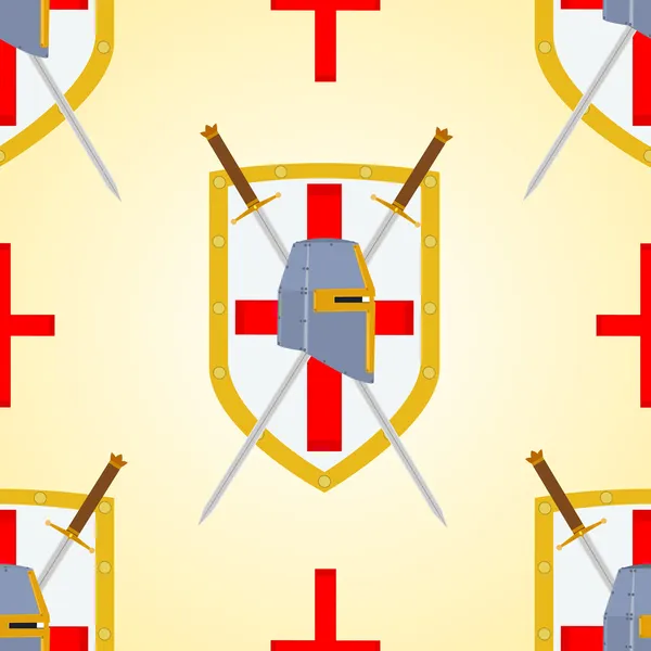 Epée et bouclier — Image vectorielle