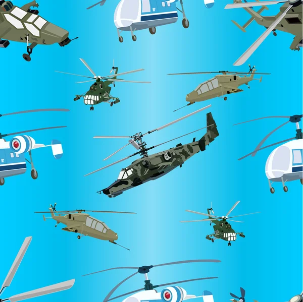 Helikopters — Stockvector