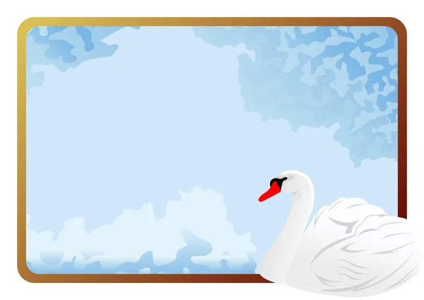 Cisne blanco — Archivo Imágenes Vectoriales