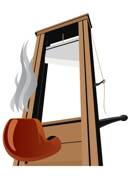 La guillotina y la tubería — Archivo Imágenes Vectoriales