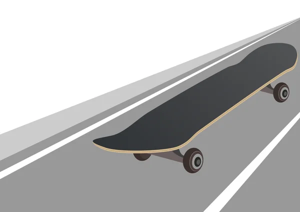 Planche à roulettes — Image vectorielle