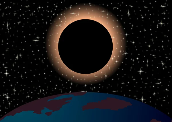 Stock vector Solar eclipse