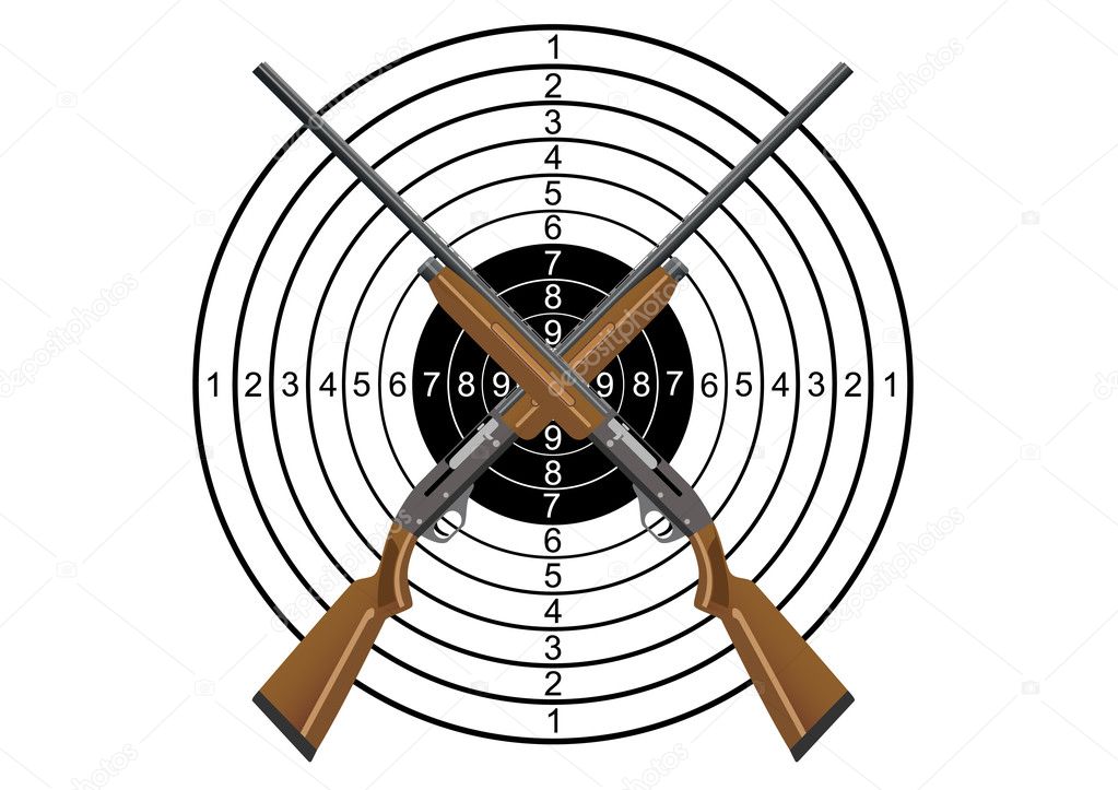 Hunting rifles and target