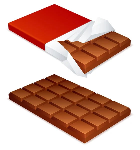 Csokoládé. — Stock Vector