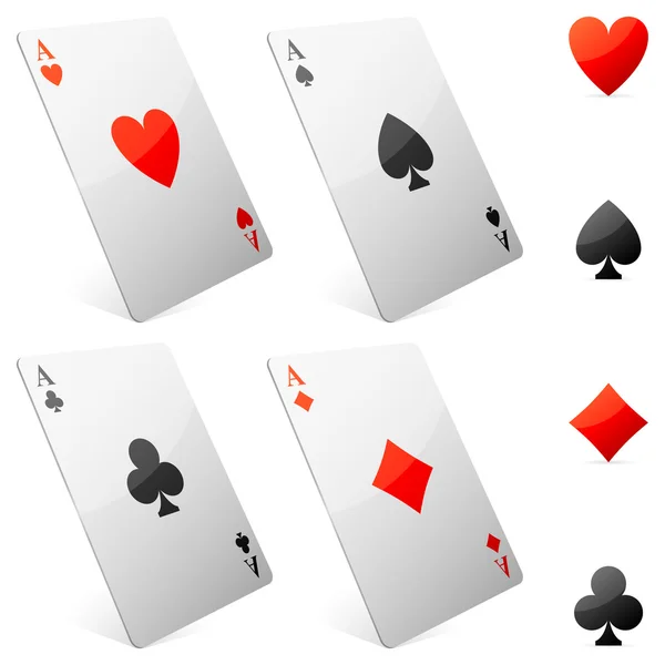 Herní karty. — Stockový vektor
