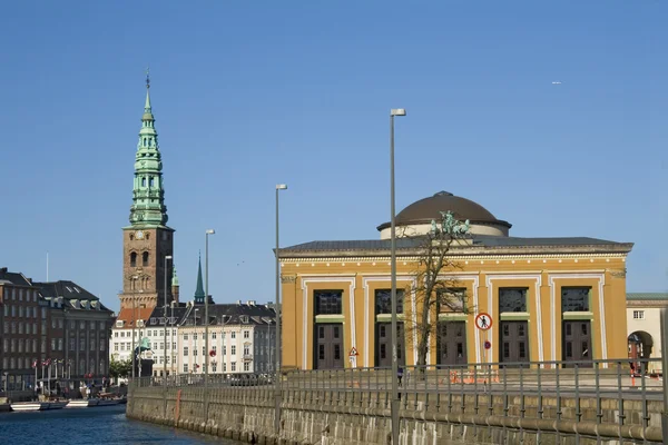 Пейзаж в Копенгагене — стоковое фото