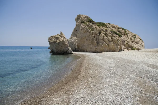 Petra tou romiou, pláže na Kypru — Stock fotografie