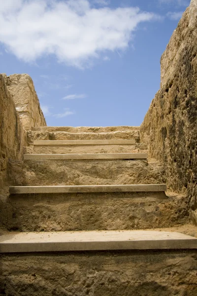 Antik merdiven — Stok fotoğraf