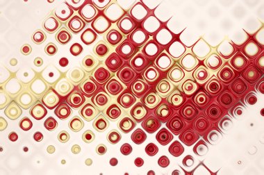 Red Dotted Graphics Layout clipart