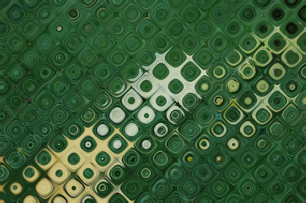 Hintergrund mit unscharfen Lichtpunkten in grün — Stockfoto