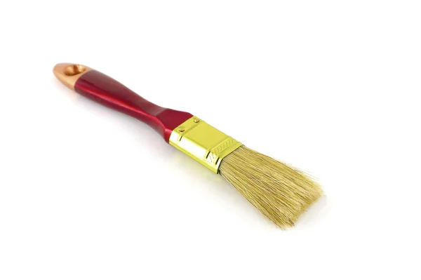 Paint brush with brown handle — Stock Photo, Image
