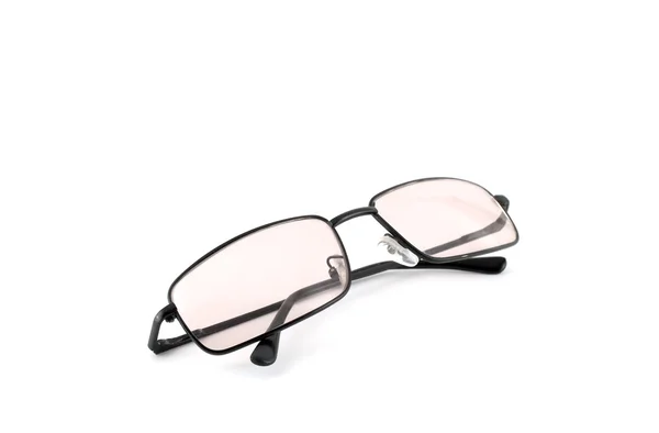 Optiska glas över vita — Stockfoto