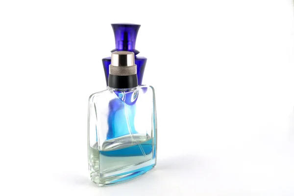 Duas garrafas de vidro para perfumaria — Fotografia de Stock