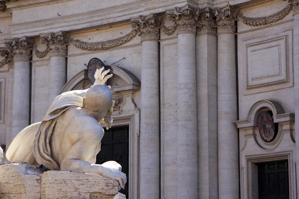 Piazza navona, Rzym — Zdjęcie stockowe