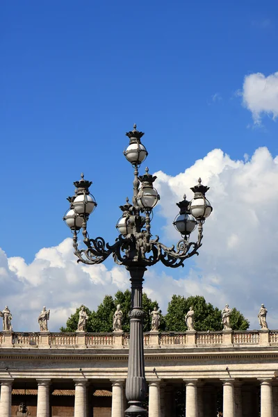 Lampada stradale, Vaticano — Foto Stock
