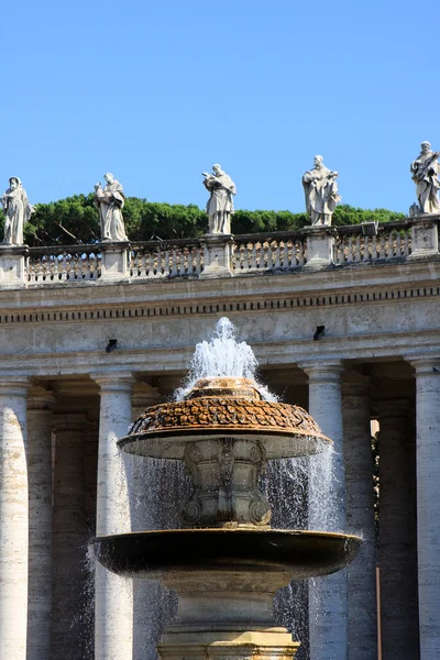 Fontána, Vatikán — Stock fotografie