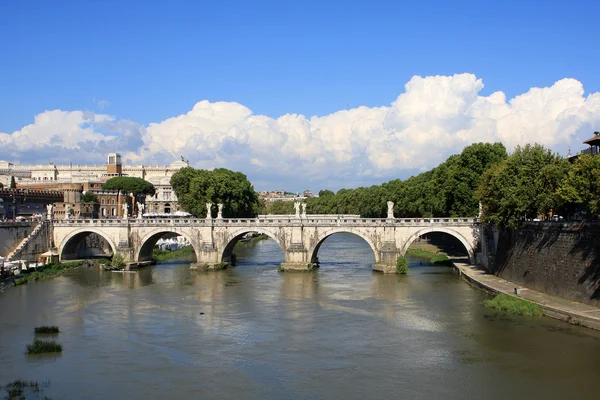 Sant'Angelo most, Řím — Stock fotografie