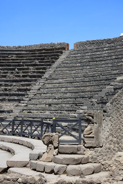 Ερείπια του θεάτρου, Πομπηία — Φωτογραφία Αρχείου