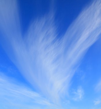 Cirrus clouds clipart