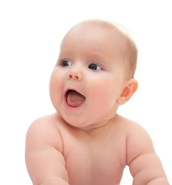 婴儿肖像 免版税图库图片