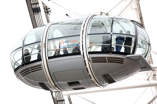 London Eye above city — Stock Photo, Image