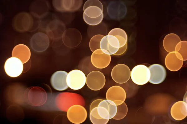Kruhové odrazy blured světlo — Stock fotografie