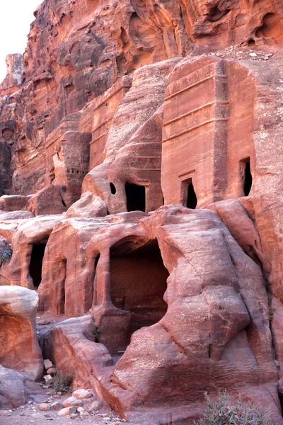 Petra - capitale dei Nabatei (Al Khazneh) Giordania — Foto Stock