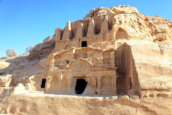 Petra - nabatäer hauptstadt (al khazneh) jordan — Stockfoto